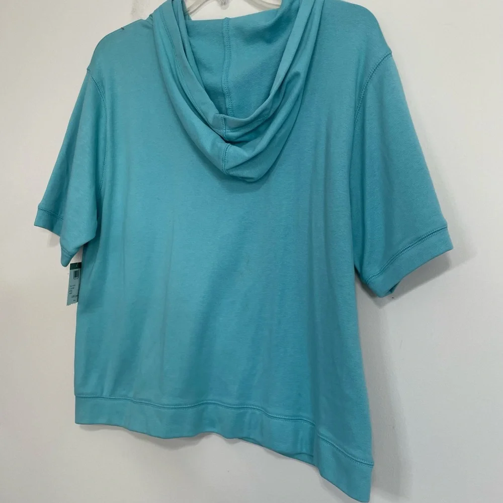 Mountain Lake Teal Women's Top and‎ Bottom Set ~ Size Large Petite~  Casual Set